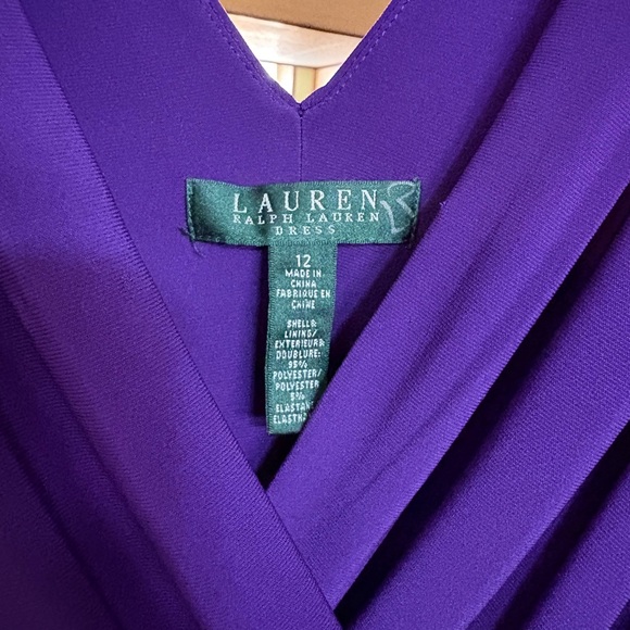 Elegant Purple Women's Dress - Picture 2 of 2